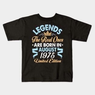 Legends The Real Ones Are Born In August 1965 Happy Birthday 55 Years Old Limited Edition Kids T-Shirt